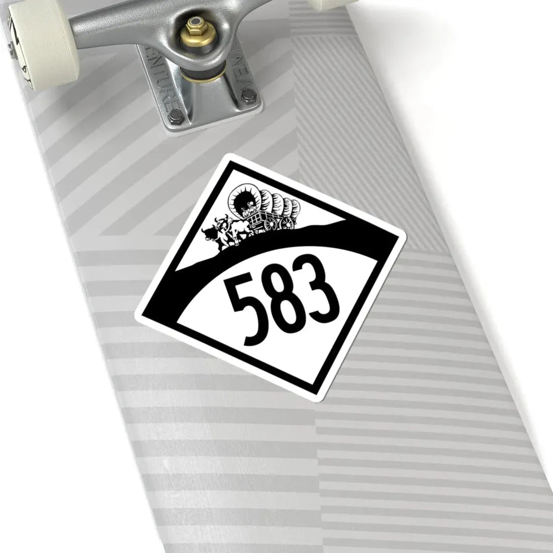 N-583 1950 (Nebraska) (Road Sign) STICKER Vinyl Kiss-Cut Decal - The Sticker Space