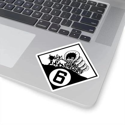 N-6 1926 (Nebraska) (Road Sign) STICKER Vinyl Kiss-Cut Decal - The Sticker Space