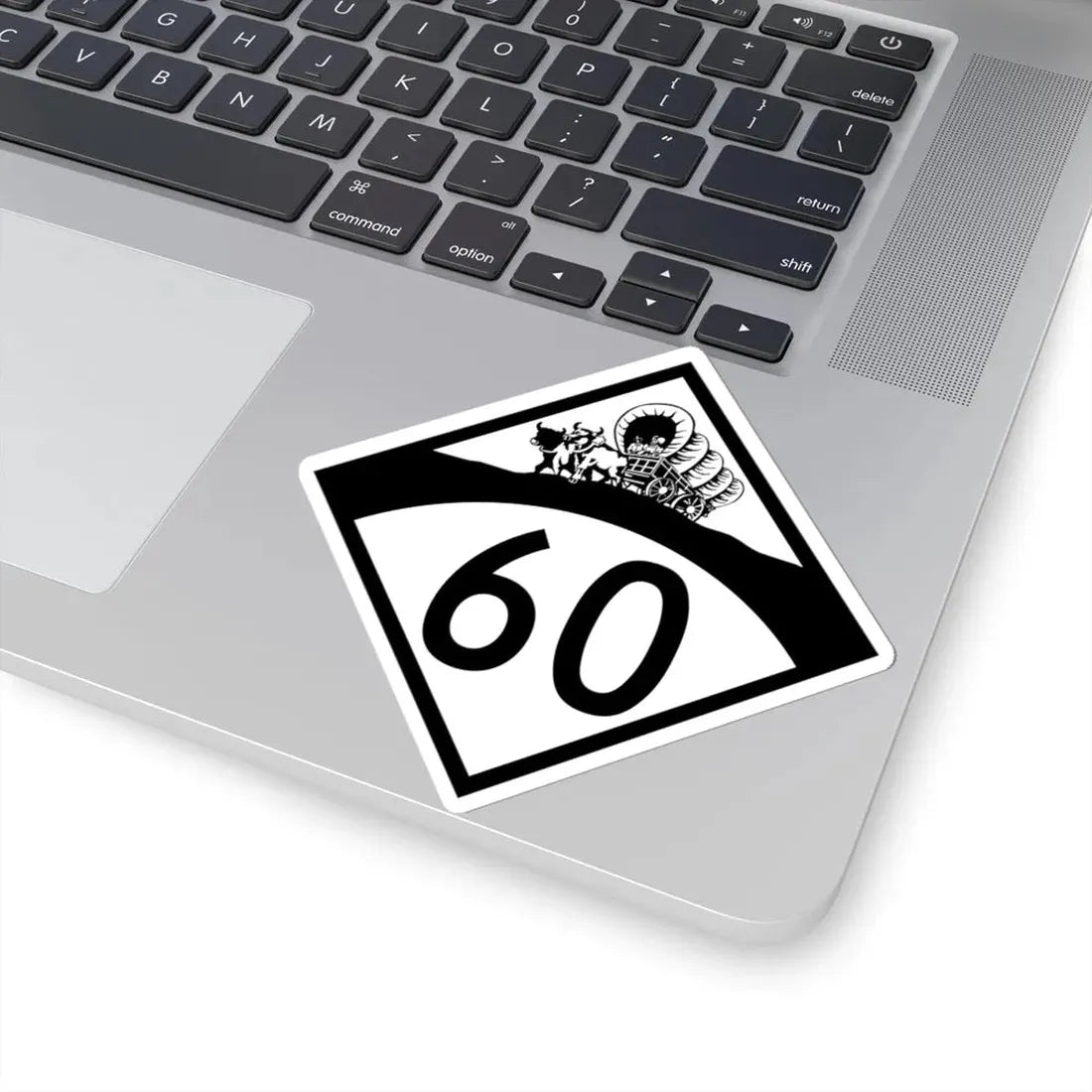 N-60 1950 (Nebraska) (Road Sign) STICKER Vinyl Kiss-Cut Decal - The Sticker Space