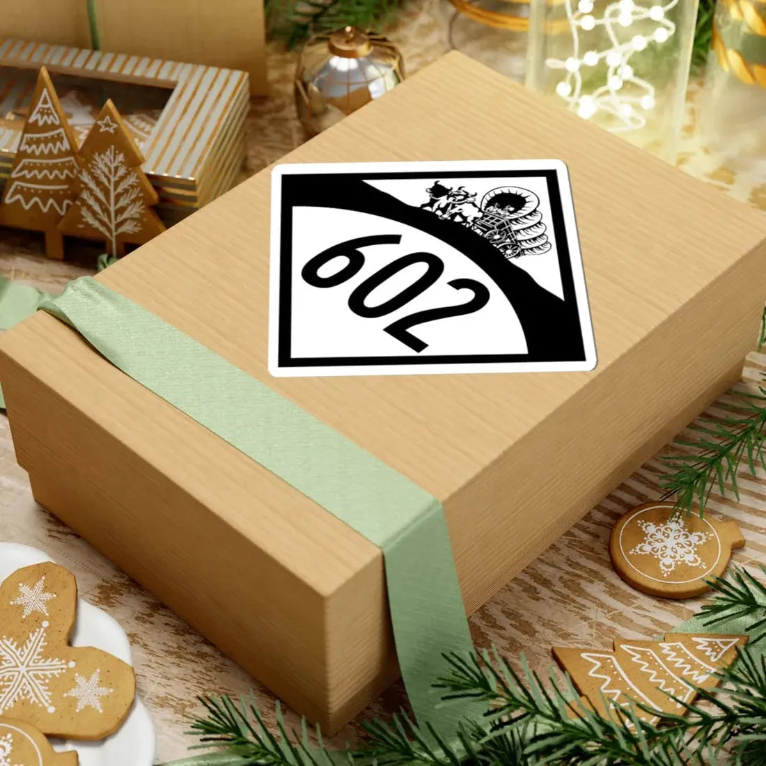 N-602 1950 (Nebraska) (Road Sign) STICKER Vinyl Kiss-Cut Decal - The Sticker Space