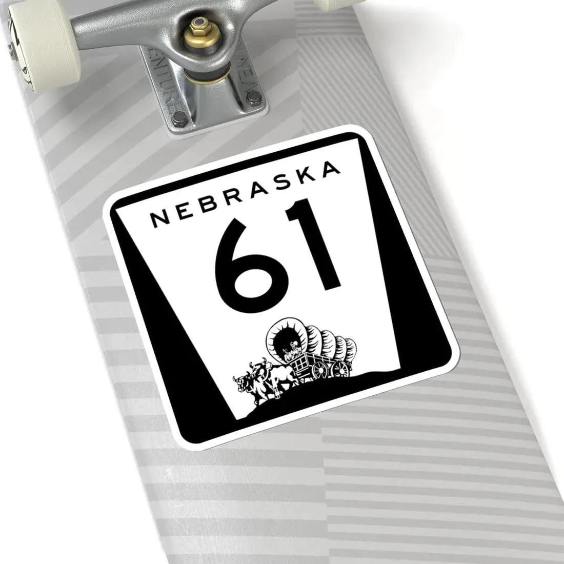 N-61 (Nebraska) (Road Sign) STICKER Vinyl Kiss-Cut Decal - The Sticker Space