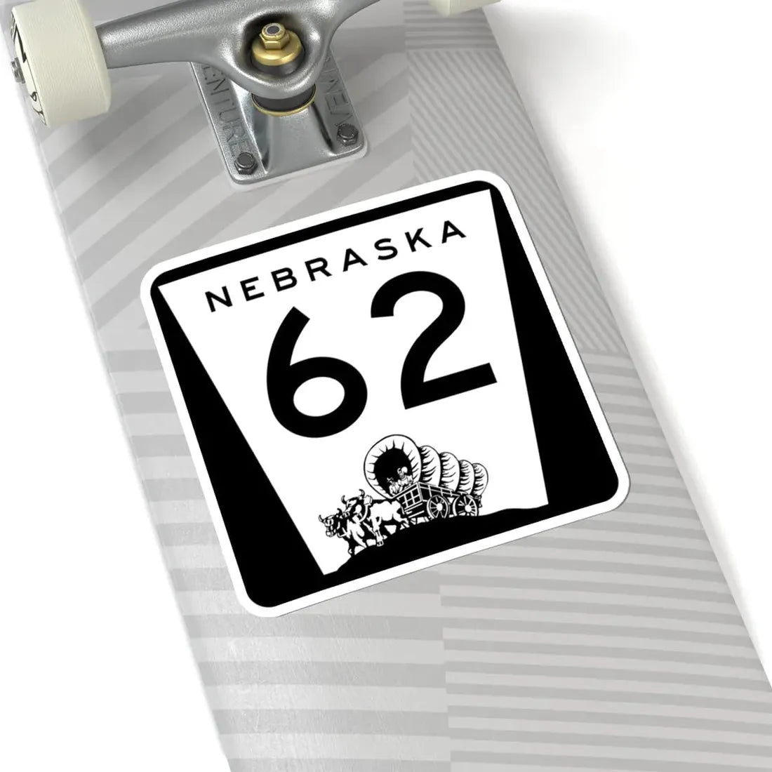 N-62 (Nebraska) (Road Sign) STICKER Vinyl Kiss-Cut Decal - The Sticker Space