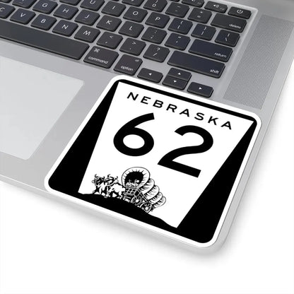 N-62 (Nebraska) (Road Sign) STICKER Vinyl Kiss-Cut Decal - The Sticker Space