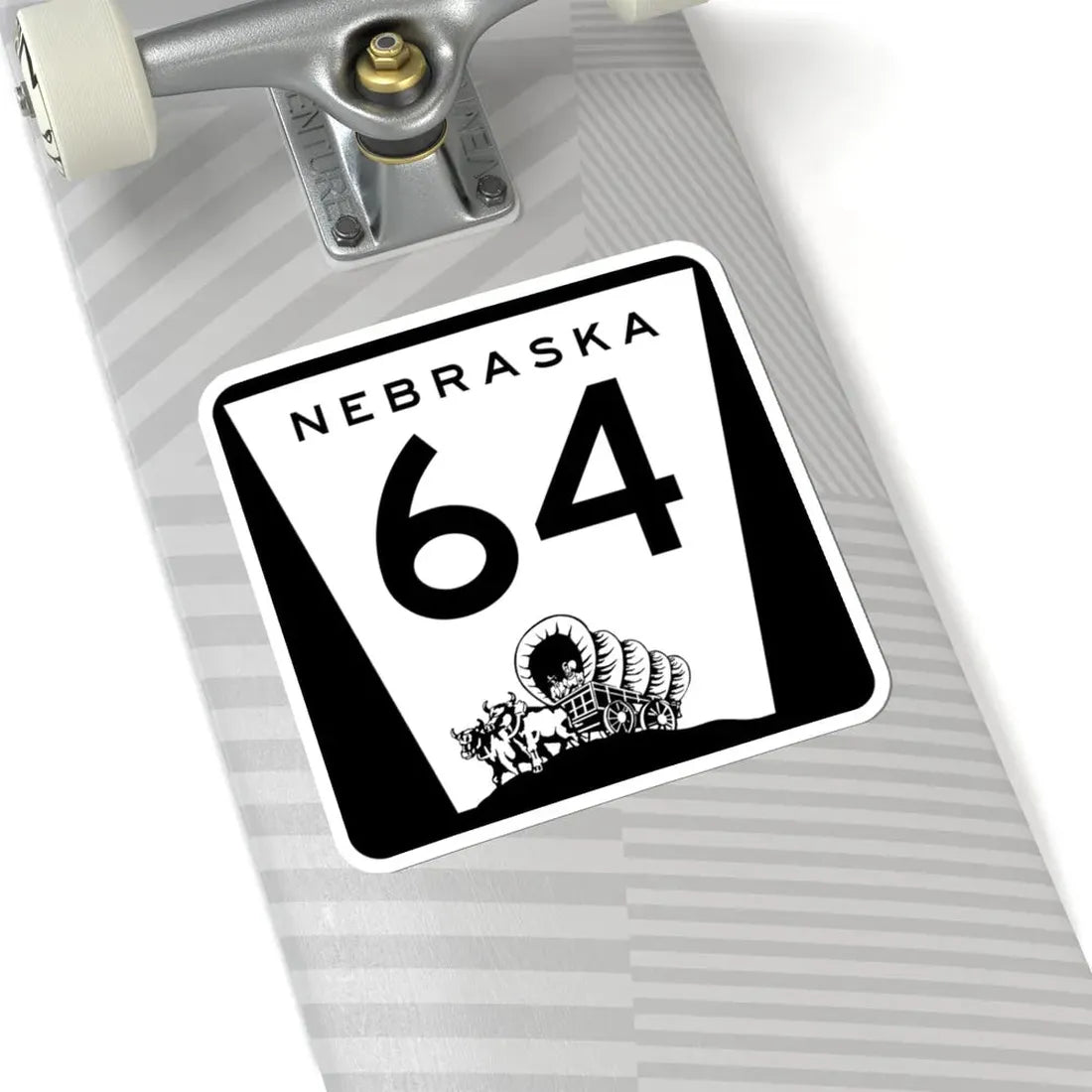 N-64 (Nebraska) (Road Sign) STICKER Vinyl Kiss-Cut Decal - The Sticker Space