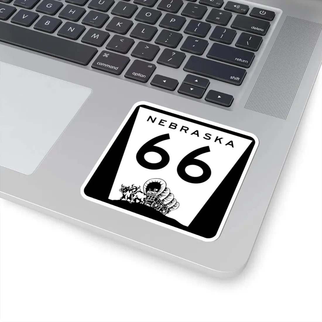 N-66 (Nebraska) (Road Sign) STICKER Vinyl Kiss-Cut Decal - The Sticker Space