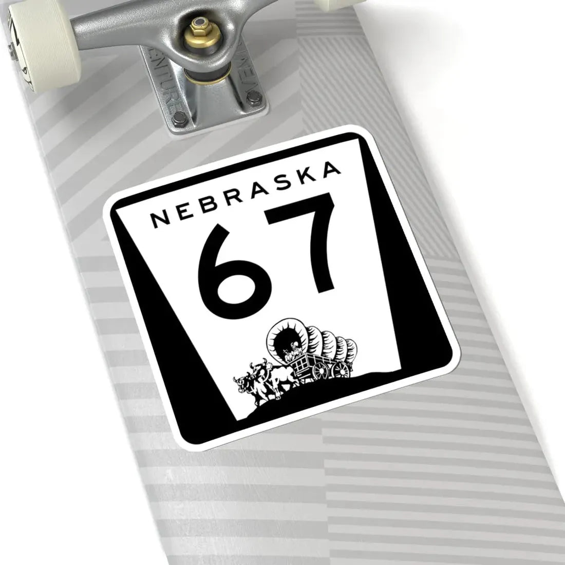 N-67 (Nebraska) (Road Sign) STICKER Vinyl Kiss-Cut Decal - The Sticker Space