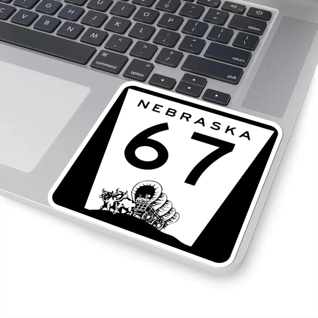 N-67 (Nebraska) (Road Sign) STICKER Vinyl Kiss-Cut Decal - The Sticker Space