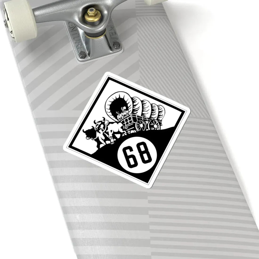 N-68 1926 (Nebraska) (Road Sign) STICKER Vinyl Kiss-Cut Decal - The Sticker Space