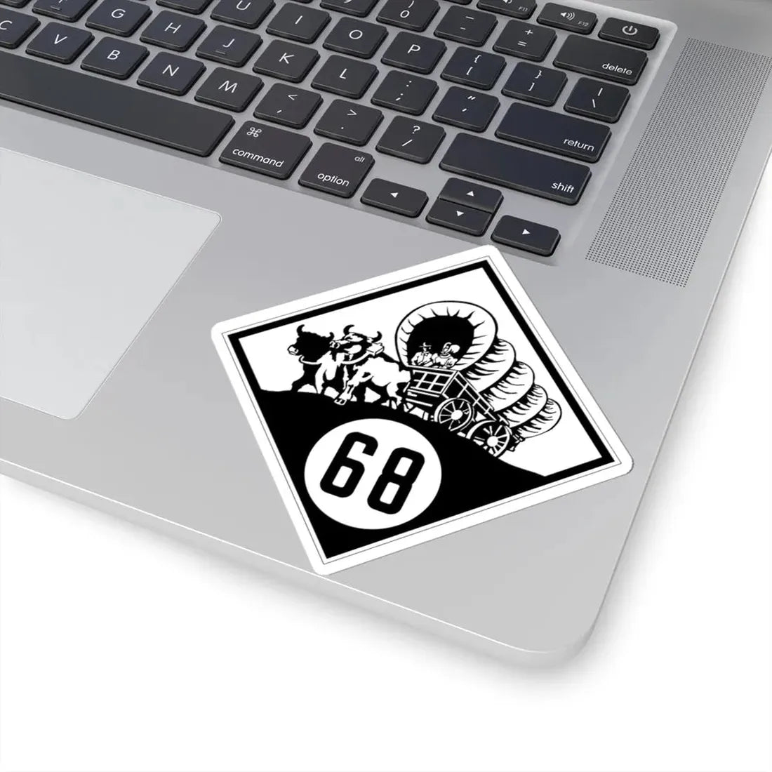 N-68 1926 (Nebraska) (Road Sign) STICKER Vinyl Kiss-Cut Decal - The Sticker Space