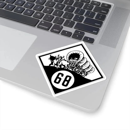 N-68 1926 (Nebraska) (Road Sign) STICKER Vinyl Kiss-Cut Decal - The Sticker Space