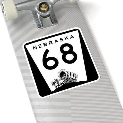 N-68 (Nebraska) (Road Sign) STICKER Vinyl Kiss-Cut Decal - The Sticker Space
