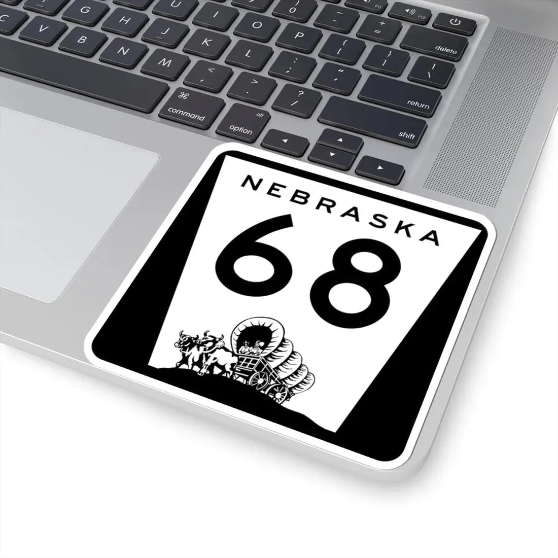 N-68 (Nebraska) (Road Sign) STICKER Vinyl Kiss-Cut Decal - The Sticker Space
