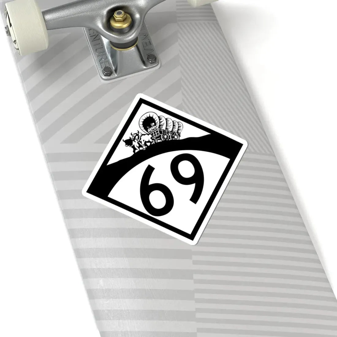 N-69 1950 (Nebraska) (Road Sign) STICKER Vinyl Kiss-Cut Decal - The Sticker Space