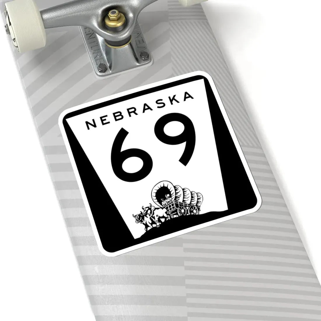 N-69 (Nebraska) (Road Sign) STICKER Vinyl Kiss-Cut Decal - The Sticker Space
