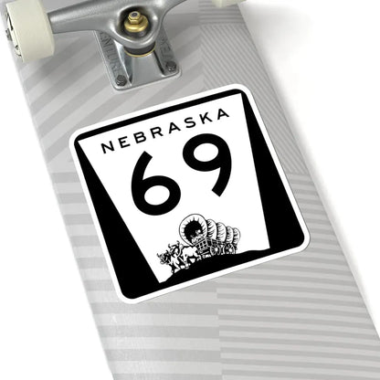 N-69 (Nebraska) (Road Sign) STICKER Vinyl Kiss-Cut Decal - The Sticker Space