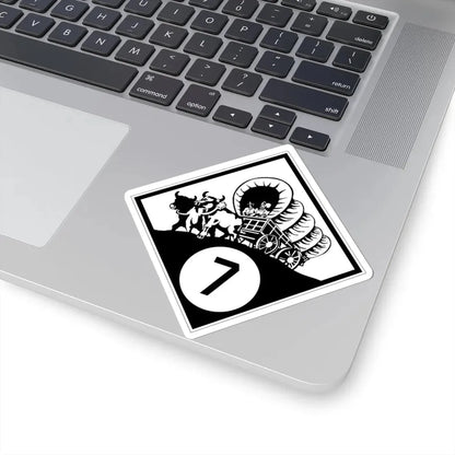 N-7 1926 (Nebraska) (Road Sign) STICKER Vinyl Kiss-Cut Decal - The Sticker Space