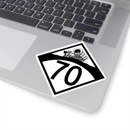 N-70 1950 (Nebraska) (Road Sign) STICKER Vinyl Kiss-Cut Decal - The Sticker Space