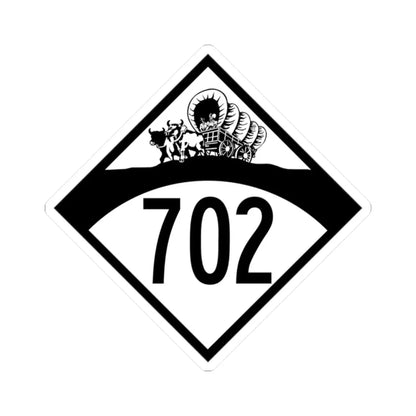 N-702 1950 (Nebraska) (Road Sign) STICKER Vinyl Kiss-Cut Decal 2 Inch White - The Sticker Space
