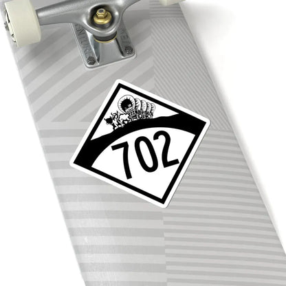 N-702 1950 (Nebraska) (Road Sign) STICKER Vinyl Kiss-Cut Decal - The Sticker Space