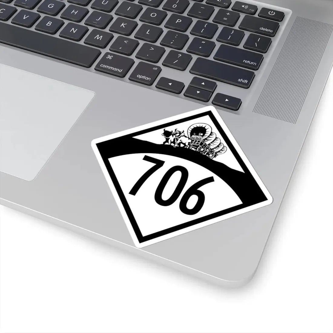 N-706 1950 (Nebraska) (Road Sign) STICKER Vinyl Kiss-Cut Decal - The Sticker Space
