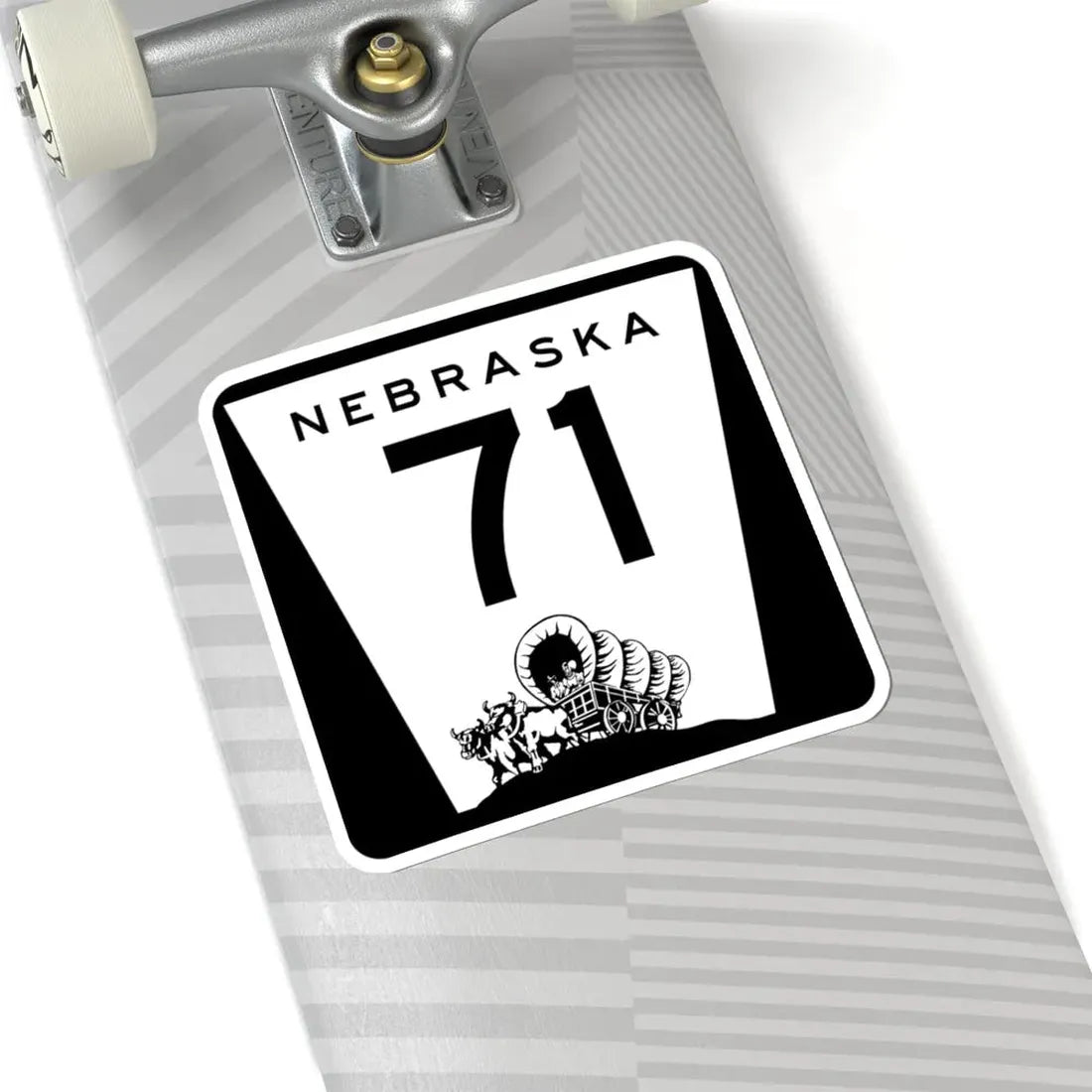 N-71 (Nebraska) (Road Sign) STICKER Vinyl Kiss-Cut Decal - The Sticker Space
