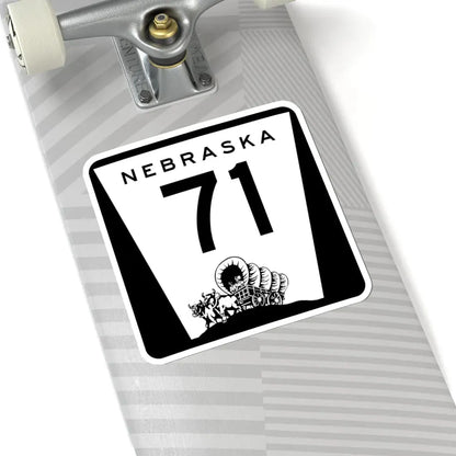 N-71 (Nebraska) (Road Sign) STICKER Vinyl Kiss-Cut Decal - The Sticker Space