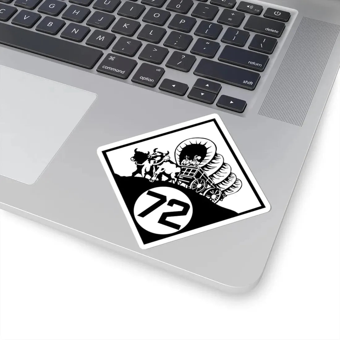 N-72 1926 (Nebraska) (Road Sign) STICKER Vinyl Kiss-Cut Decal - The Sticker Space
