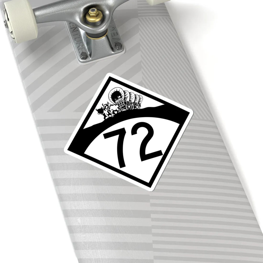 N-72 1950 (Nebraska) (Road Sign) STICKER Vinyl Kiss-Cut Decal - The Sticker Space