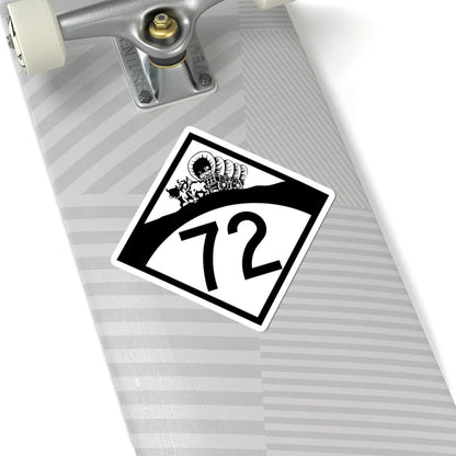 N-72 1950 (Nebraska) (Road Sign) STICKER Vinyl Kiss-Cut Decal - The Sticker Space