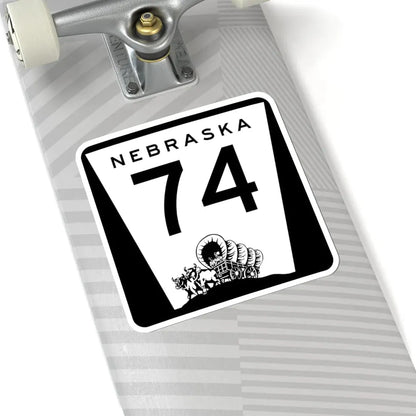 N-74 (Nebraska) (Road Sign) STICKER Vinyl Kiss-Cut Decal - The Sticker Space