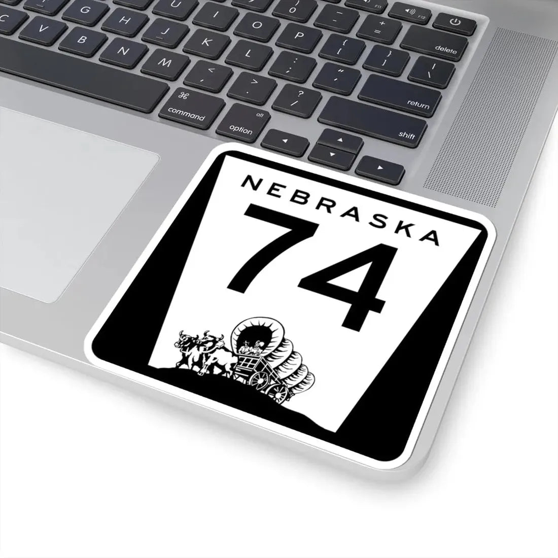 N-74 (Nebraska) (Road Sign) STICKER Vinyl Kiss-Cut Decal - The Sticker Space