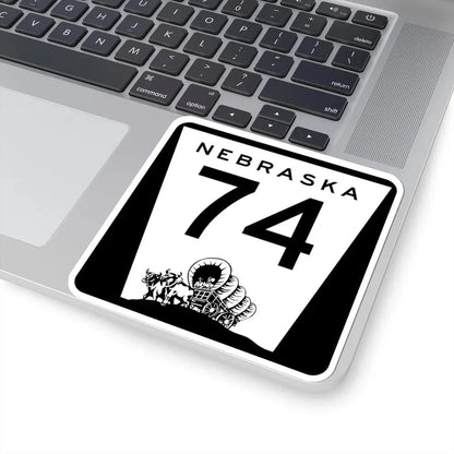N-74 (Nebraska) (Road Sign) STICKER Vinyl Kiss-Cut Decal - The Sticker Space
