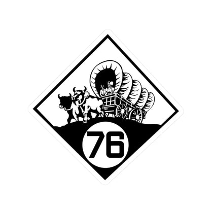 N-76 1926 (Nebraska) (Road Sign) STICKER Vinyl Kiss-Cut Decal 2 Inch White - The Sticker Space