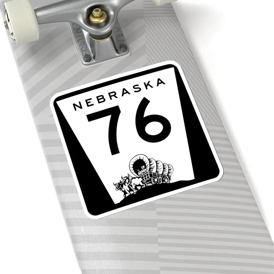 N-76 (Nebraska) (Road Sign) STICKER Vinyl Kiss-Cut Decal - The Sticker Space