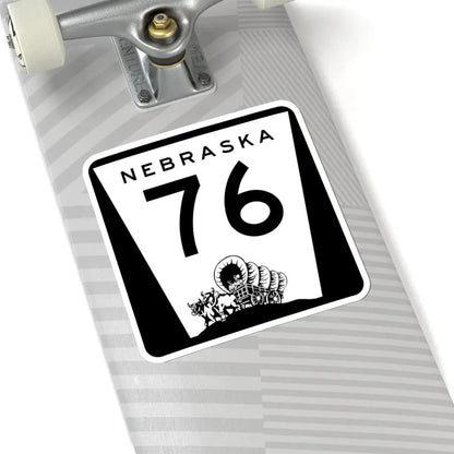 N-76 (Nebraska) (Road Sign) STICKER Vinyl Kiss-Cut Decal - The Sticker Space