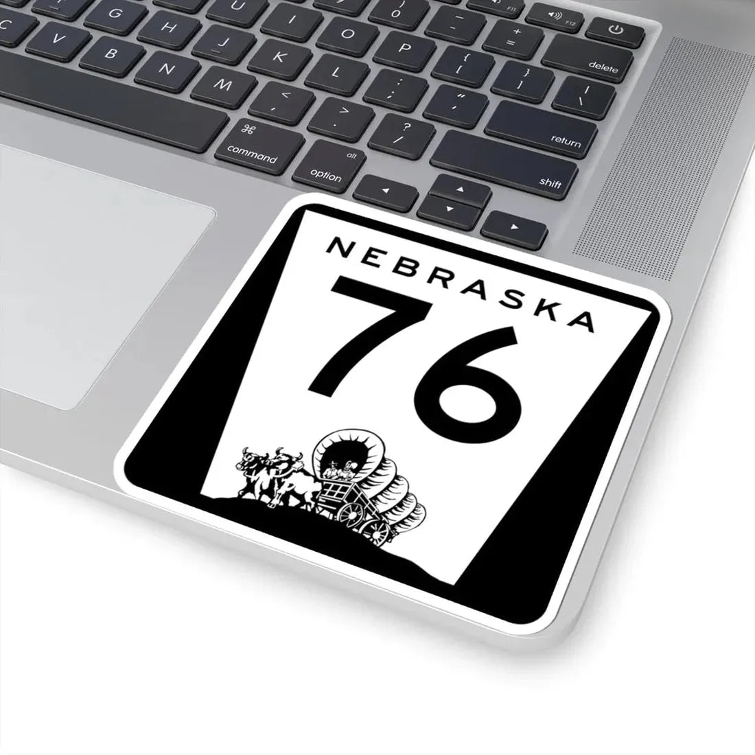 N-76 (Nebraska) (Road Sign) STICKER Vinyl Kiss-Cut Decal - The Sticker Space