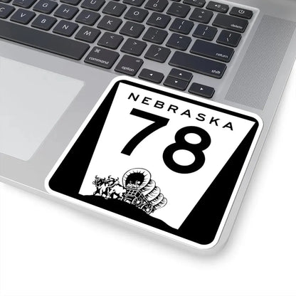 N-78 (Nebraska) (Road Sign) STICKER Vinyl Kiss-Cut Decal - The Sticker Space