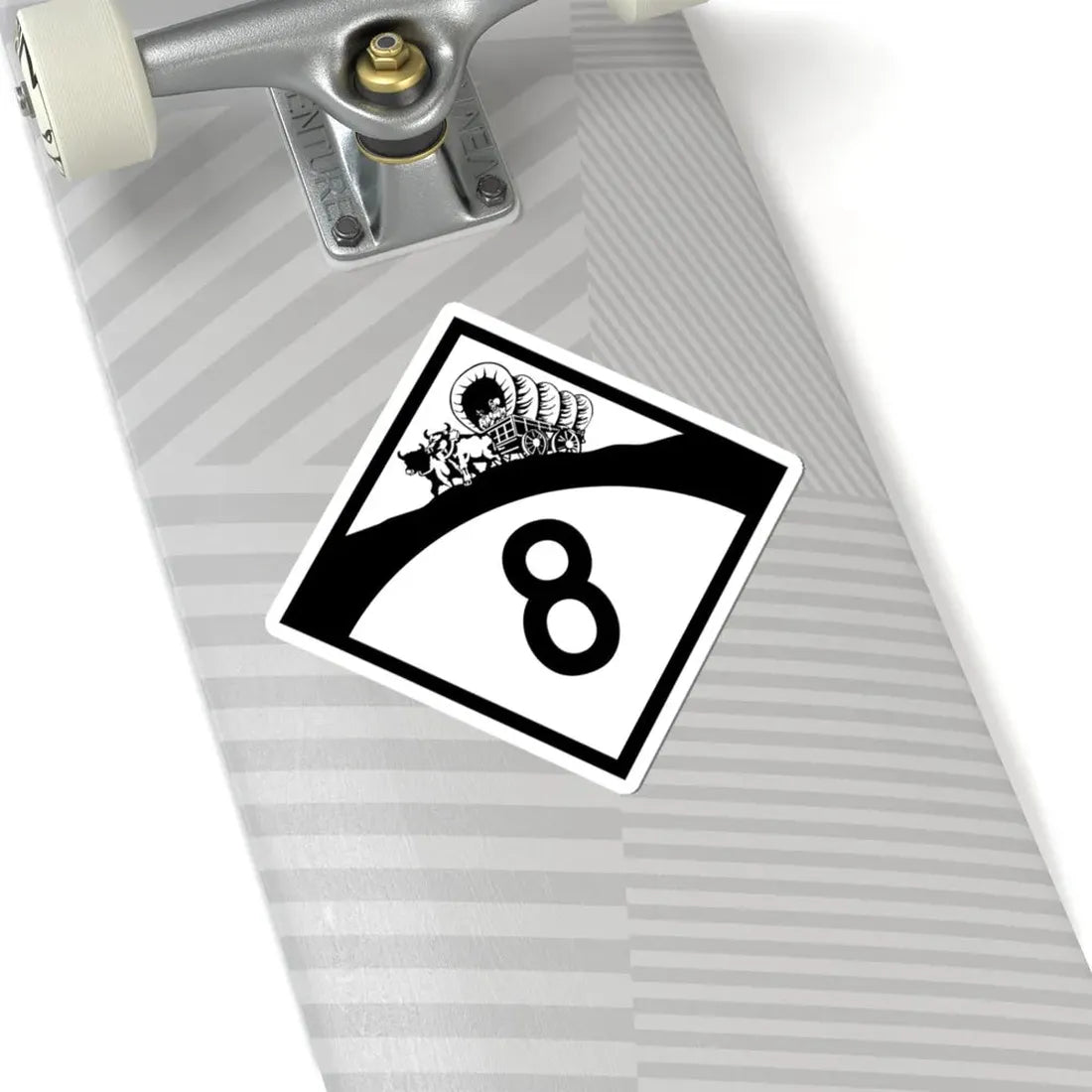 N-8 1950 (Nebraska) (Road Sign) STICKER Vinyl Kiss-Cut Decal - The Sticker Space