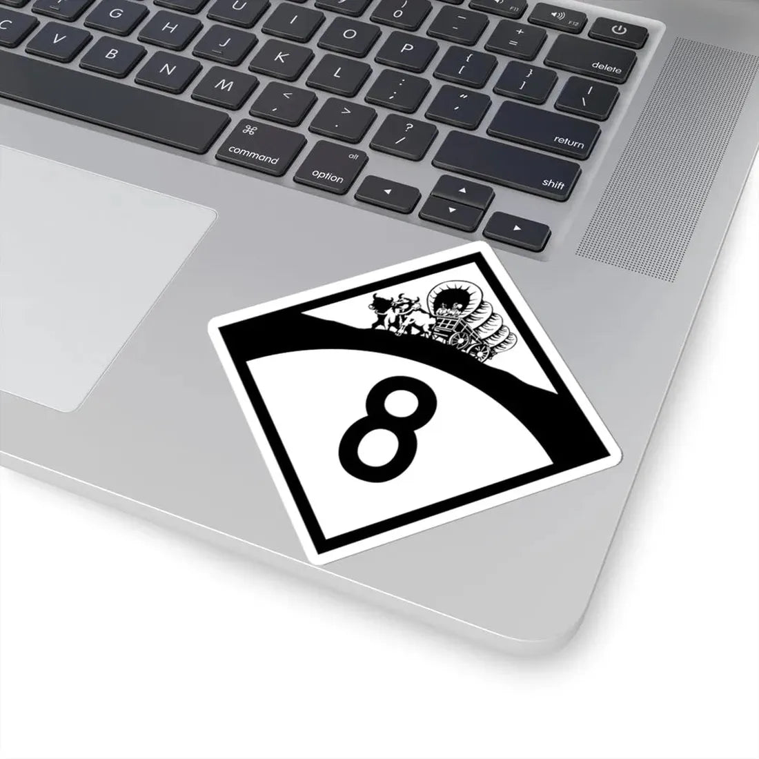 N-8 1950 (Nebraska) (Road Sign) STICKER Vinyl Kiss-Cut Decal - The Sticker Space