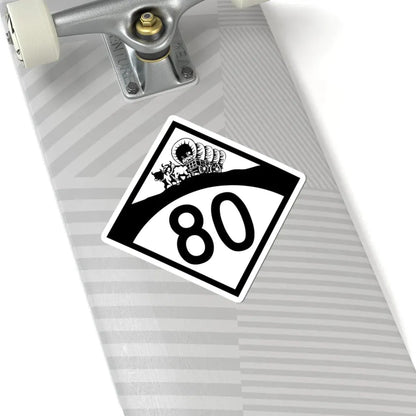 N-80 1950 (Nebraska) (Road Sign) STICKER Vinyl Kiss-Cut Decal - The Sticker Space