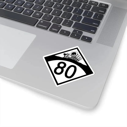 N-80 1950 (Nebraska) (Road Sign) STICKER Vinyl Kiss-Cut Decal - The Sticker Space