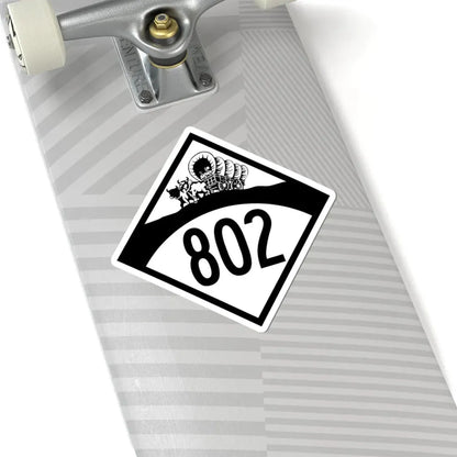 N-802 1950 (Nebraska) (Road Sign) STICKER Vinyl Kiss-Cut Decal - The Sticker Space