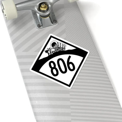 N-806 1950 (Nebraska) (Road Sign) STICKER Vinyl Kiss-Cut Decal - The Sticker Space