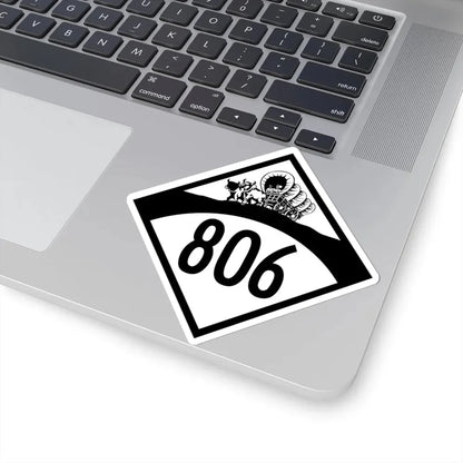 N-806 1950 (Nebraska) (Road Sign) STICKER Vinyl Kiss-Cut Decal - The Sticker Space