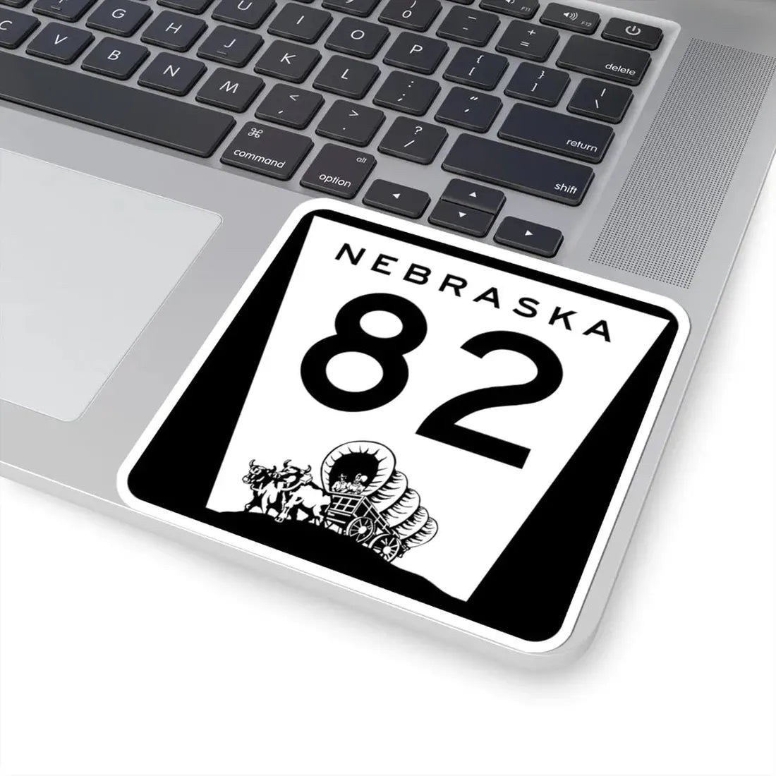 N-82 (Nebraska) (Road Sign) STICKER Vinyl Kiss-Cut Decal - The Sticker Space