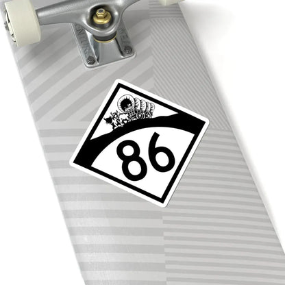 N-86 1950 (Nebraska) (Road Sign) STICKER Vinyl Kiss-Cut Decal - The Sticker Space