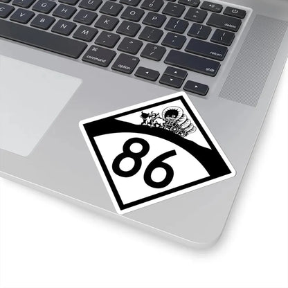 N-86 1950 (Nebraska) (Road Sign) STICKER Vinyl Kiss-Cut Decal - The Sticker Space