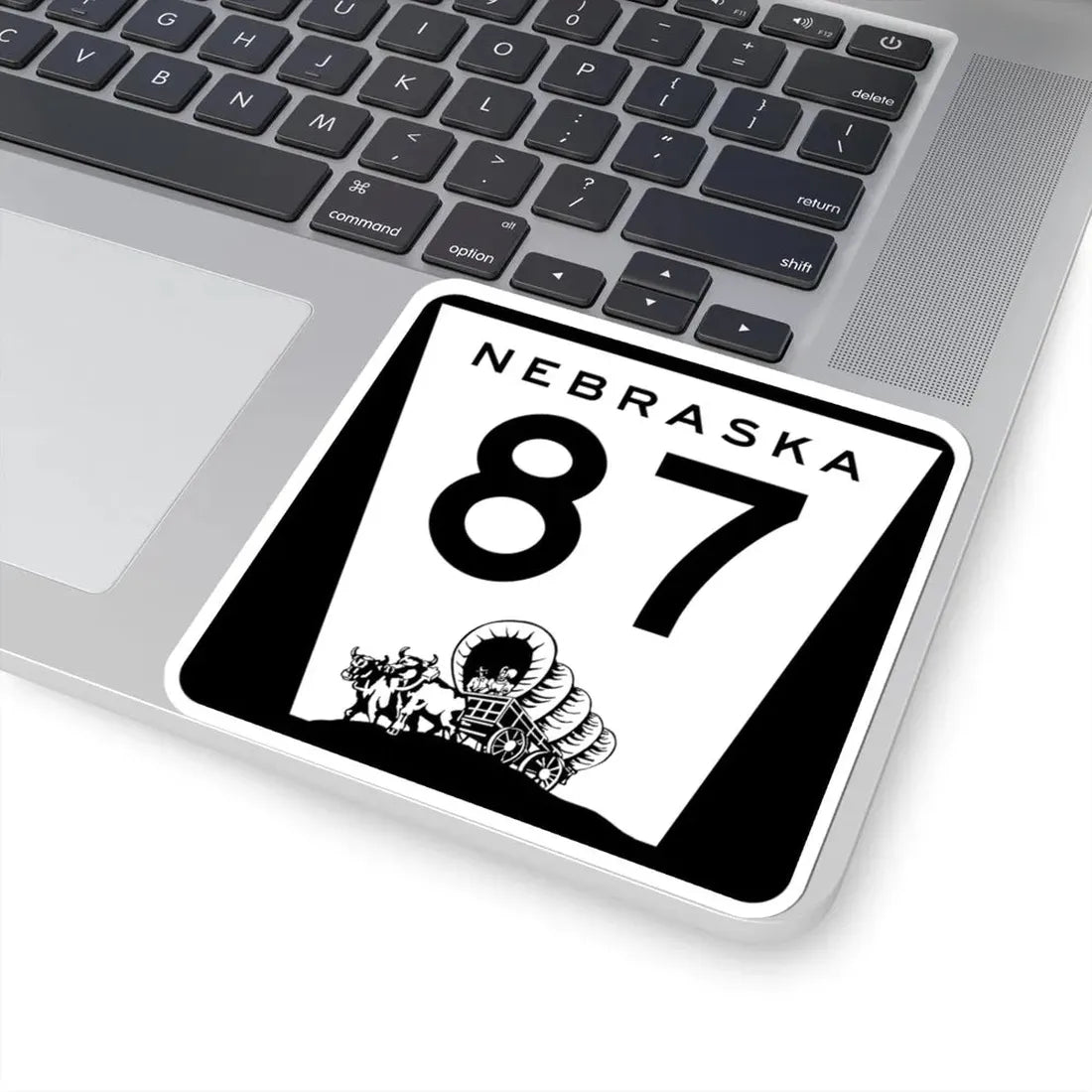 N-87 (Nebraska) (Road Sign) STICKER Vinyl Kiss-Cut Decal - The Sticker Space