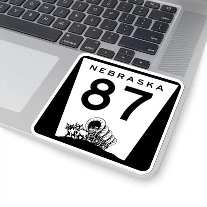 N-87 (Nebraska) (Road Sign) STICKER Vinyl Kiss-Cut Decal - The Sticker Space