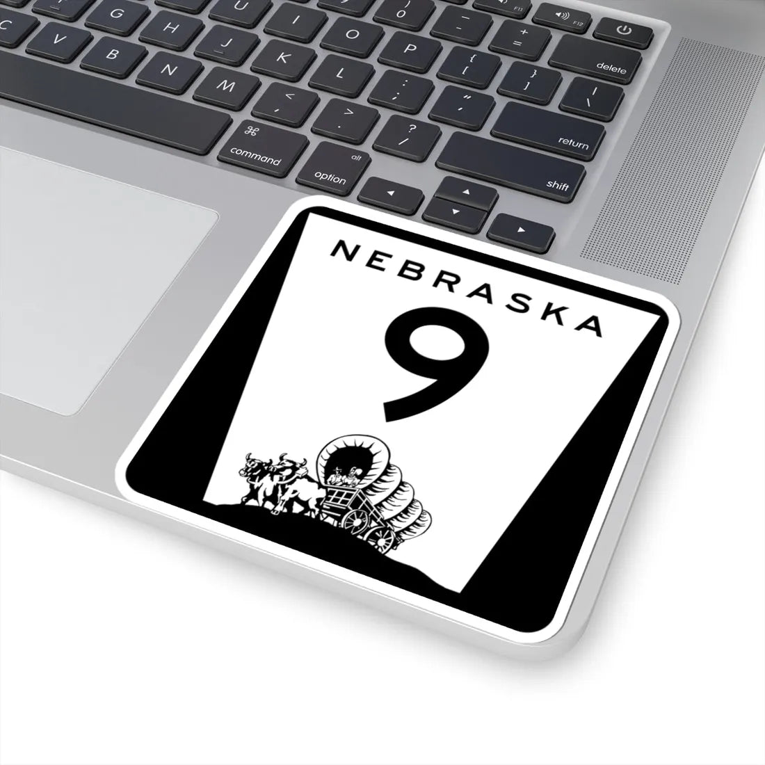 N-9 (Nebraska) (Road Sign) STICKER Vinyl Kiss-Cut Decal - The Sticker Space